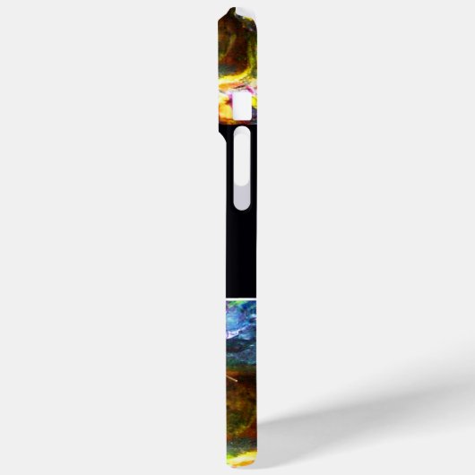 ARTIST FARBE PALETTE MONOGRAMM Black Case-Mate iPhone Hülle (Rückseite / Links)