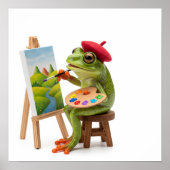 Artist Frog Graphic Poster (Vorne)