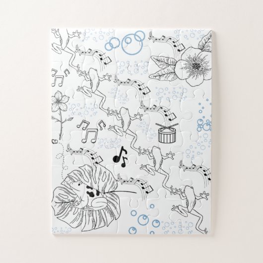 Artist Frog Puzzle (Vertikal)