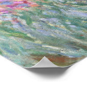 Artist Garden in Giverny 1900 Claude Monet Famous Poster (Ecke)