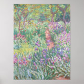Artist Garden in Giverny 1900 Claude Monet Famous Poster (Vorne)