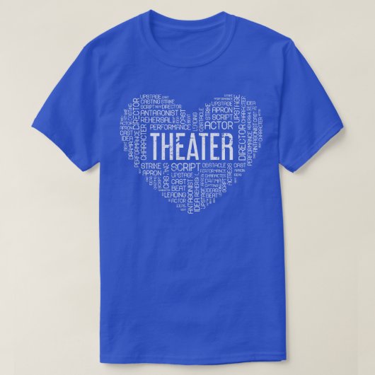 Artist Heart Broadway Liebe Theater T-Shirt (Design vorne)