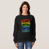 Artist Ich bin Künstlerisch Fartsy Rainbow Paint S Sweatshirt (Vorne ganz)