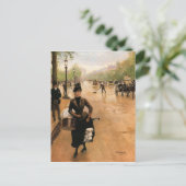 Artist Jean Beraud Postkarte (Stehend Vorderseite)