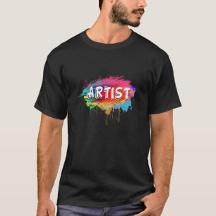 Artist Messy Painters Paint Spritzer 1 T-Shirt