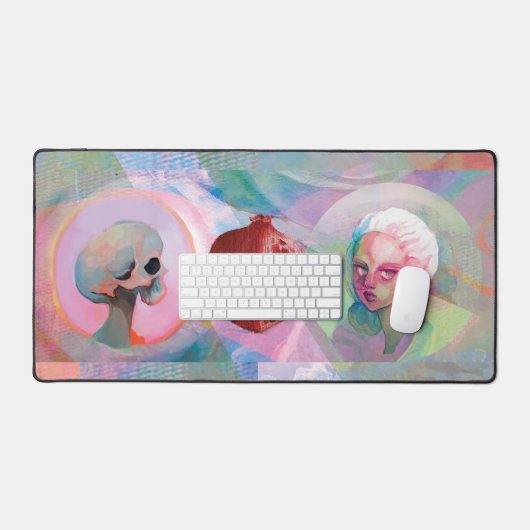 Artist mousepad - Mystic Pomegranate Desk Mat Schreibtischunterlage (Tastatur & Maus)