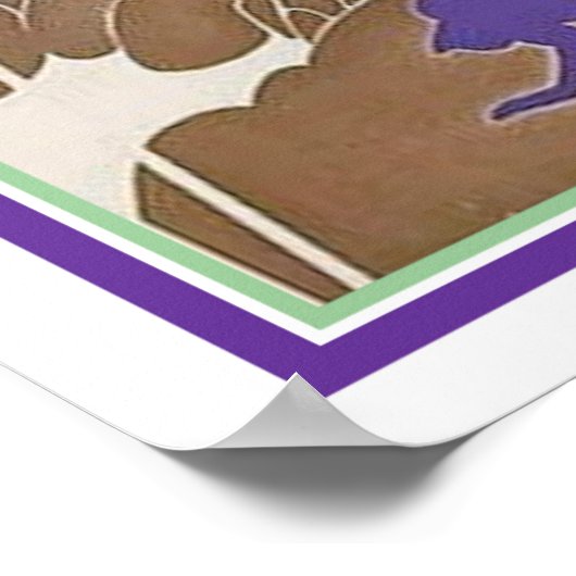 "Artist on the Beach" Will Welsh Deko Print 16x20 (Ecke)