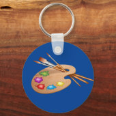 Artist Palette, Art Teacher Schlüsselanhänger (Vorderseite)