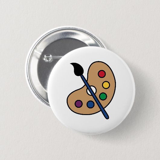 Artist Palette Button (Vorne & Hinten)