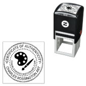 Artist Palette Certificate of Authenticity #3 URL Permastempel (Beispiel)