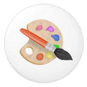 Artist Palette Keramikknauf (Vorderseite)