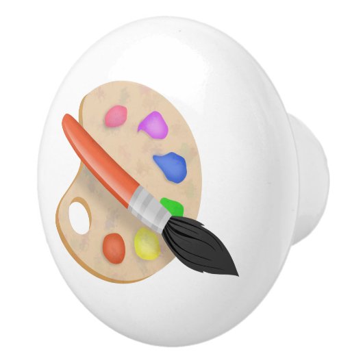 Artist Palette Keramikknauf (Rechts)