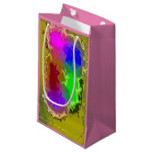 "Artist Palette" Kleine, glänzende Geschenktasche Kleine Geschenktüte (Vorderseite Schrägansicht)