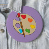 Artist Palette mit Pinsel Button (Beispiel)
