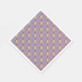 Artist Palette mit Pinsel Serviette (Ecke)