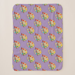 Artist Palette mit Pinsel Sherpadecke