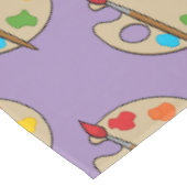 Artist Palette mit Pinsel Tischdecke (Schrägansicht)