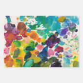 Artist Palette One Geschenkpapier Set (Vorderseite)