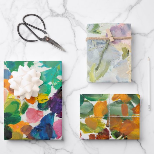 Artist Palette One Geschenkpapier Set (Vorderseite)
