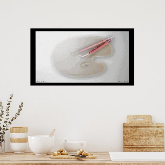 Artist Palette Poster (Küche)