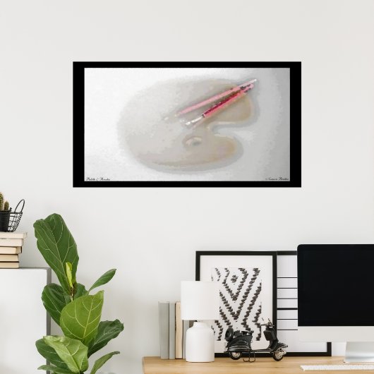 Artist Palette Poster (Heimbüro)
