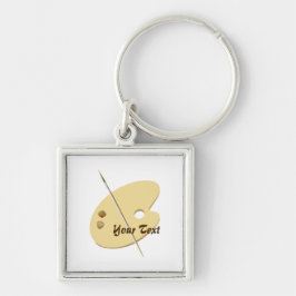 Artist Palette Premium Schlüsselanhänger