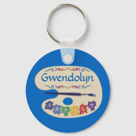 Artist Palette Schlüsselanhänger