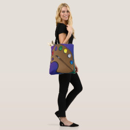 Artist Palette Themed Shoulver-Tasche Tasche