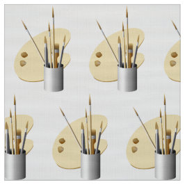 Artist Palette und Pinsel Stoff