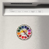 Artist’ Palette "What Deviled Eggs?" Magnet (In Situ (Geschirrspüler))