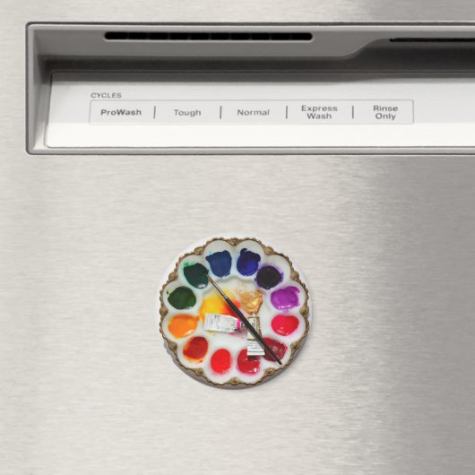 Artist’ Palette "What Deviled Eggs?" Magnet (In Situ (Geschirrspüler))