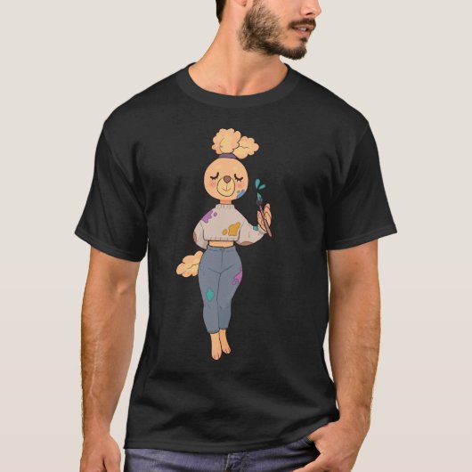 Artist Poodle T-Shirt (Vorderseite)