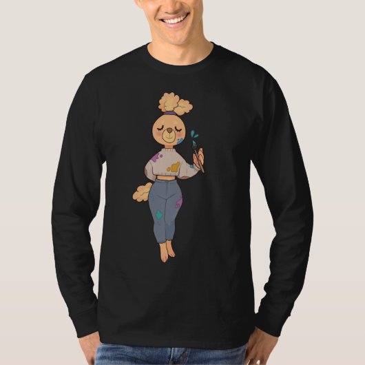 Artist Poodle T-Shirt (Vorderseite)