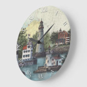 Artist Series Clock - The Guiding Lights of Ohio Große Wanduhr (Winkel)