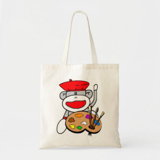 Artist Sock Monkey Tragetasche