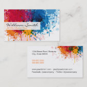 Artist Visitenkarte (Vorne/Hinten)