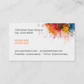 Artist Visitenkarte (Rückseite)