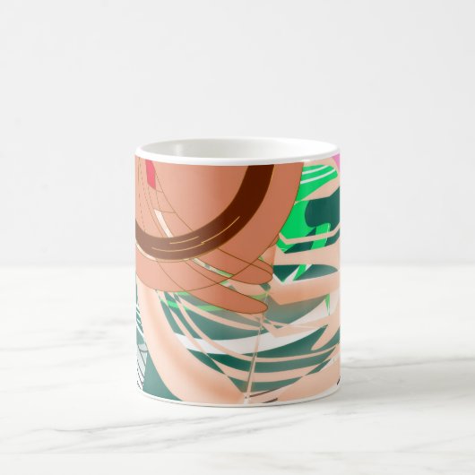 Artistic Abstract Coffee Mug Kaffeetasse (Mittel)