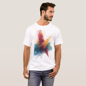 Artistic Abstract Crewneck T-Shirt (Vorne ganz)