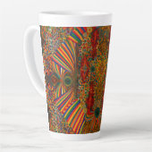Artistic Abstract Pattern for late mug Milchtasse (Linke Ecke)