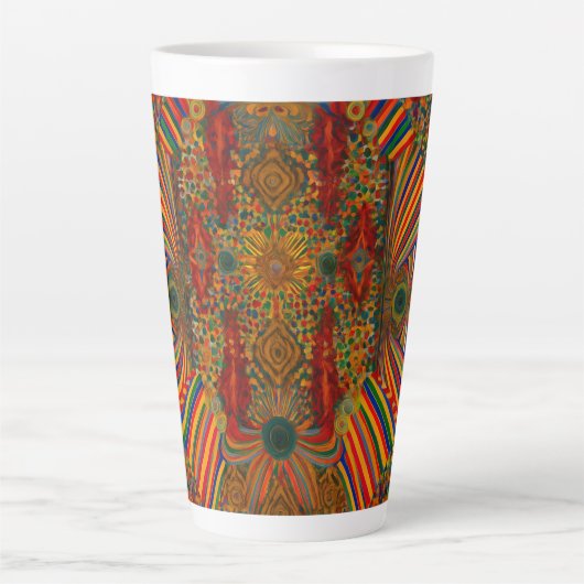 Artistic Abstract Pattern for late mug Milchtasse (Vorderseite)