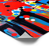 Artistic Aesthetic Abstract Watercolor Poster (Ecke)