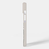 Artistic aesthetic stripes minimal Monogram Case-Mate iPhone Hülle (Rückseite / Links)