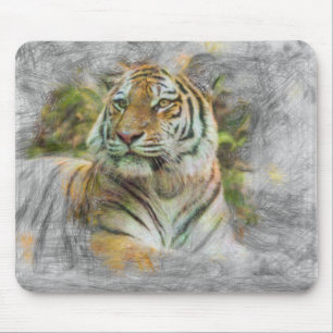 artistic animal tiger 3 mousepad