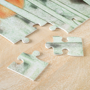 ARTISTIC ART RED TULIP FLOWERS Floral GARDEN Puzzle