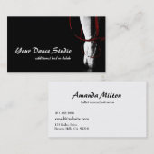 Artistic Ballet Studio Dancer Ballerina Visitenkarte (Vorne/Hinten)