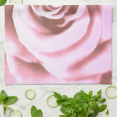 Artistic Big Bale Pink Rose Geschirrtuch (Gefaltet)