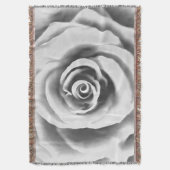 Artistic Big White Rose Decke (Vorderseite Vertikal)