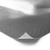 Artistic Big White Rose Poster (Ecke)