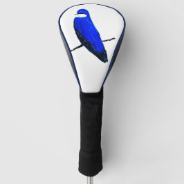 Artistic Blue Bird Tree Schlucken Golf Headcover